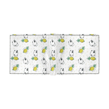 Bull Terriers Pattern Print Design 05 Men's ID Card Wallet