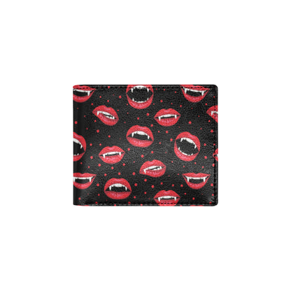 Halloween Pattern Print Design 01 Men's ID Card Wallet