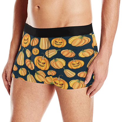 Pumpkin Halloween Pattern Print Design A04 Men's Boxer Briefs