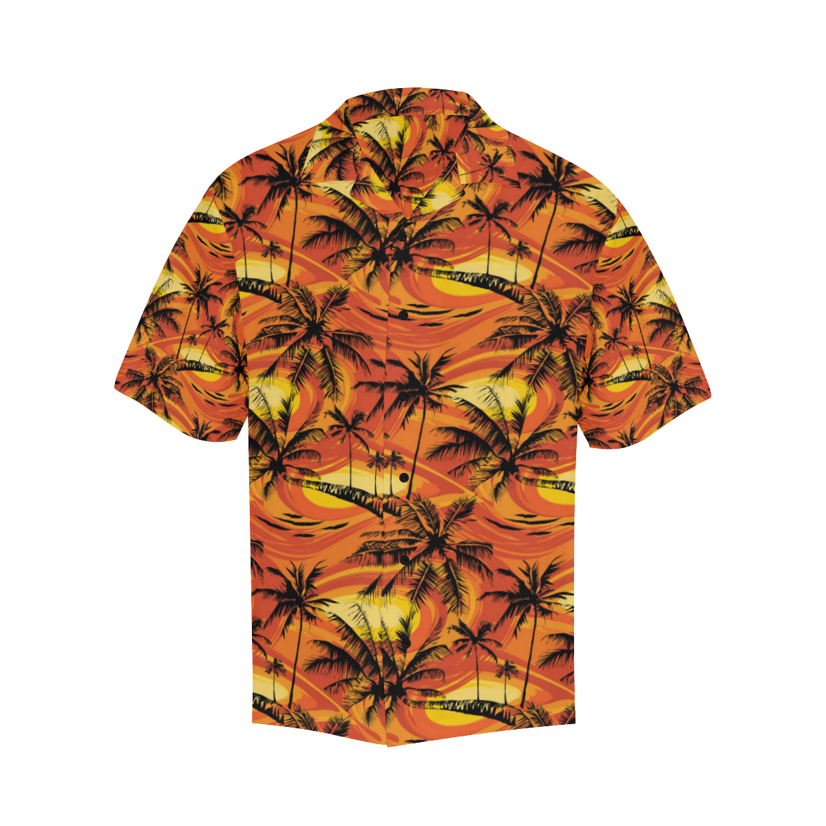 Palm Tree Pattern Print Design A02 Men's Hawaiian Shirt