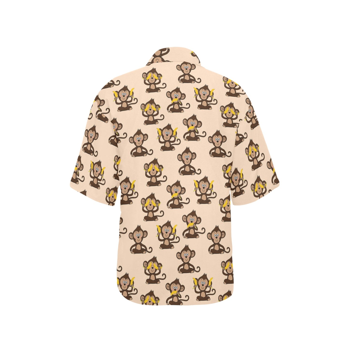Monkey Pattern Print Design 03 Women's Hawaiian Shirt
