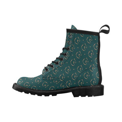 Horse Head Print Design LKS302 Women's Boots