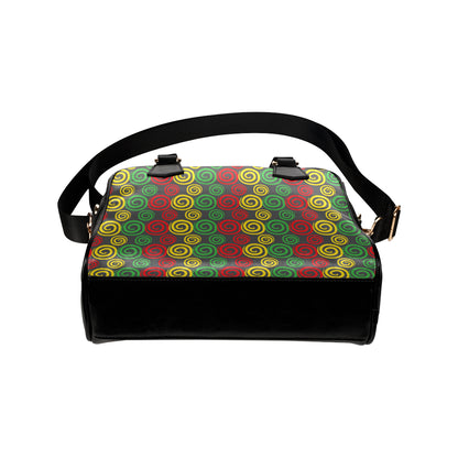 Rastafarian Pattern Print Design A05 Shoulder Handbag