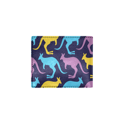 Kangaroos Pattern Print Design 02 Men's ID Card Wallet