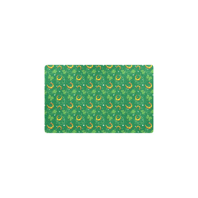 Shamrock With Horse Shoes Print Design LKS305 Kitchen Mat