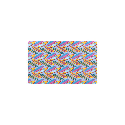 Surfboard Pattern Print Design LKS303 Kitchen Mat
