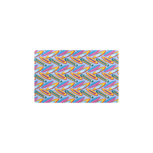 Surfboard Pattern Print Design LKS303 Kitchen Mat