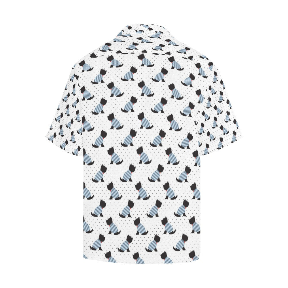 Scottish Terriers Print Design LKS3013 Men's Hawaiian Shirt