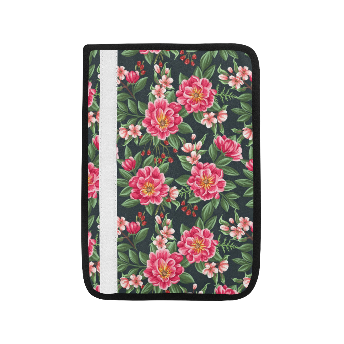 Summer Floral Pattern Print Design SF06 Car Seat Belt Cover