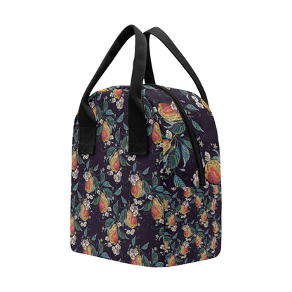 Pear Pattern Print Design PE02 Insulated Lunch Bag