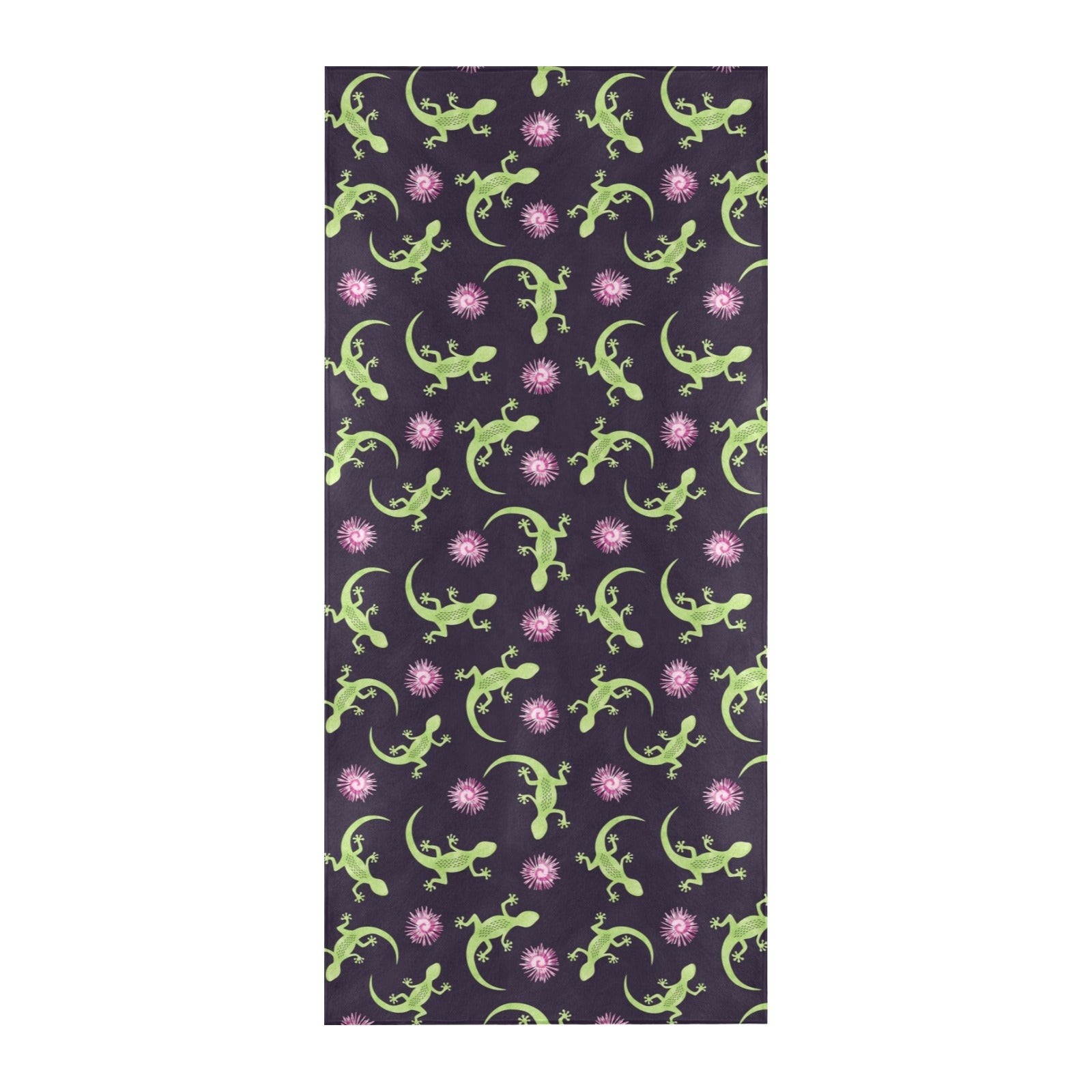 lizard Print Design LKS402 Beach Towel 32" x 71"