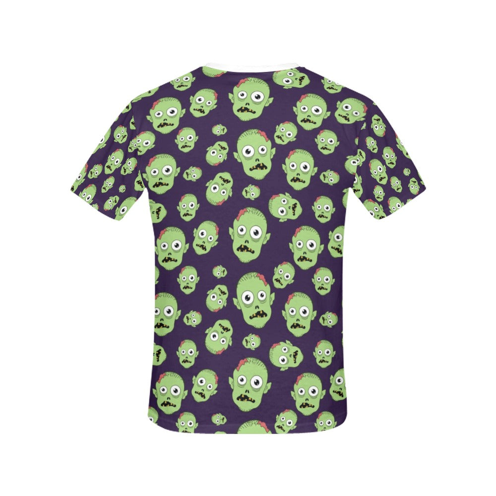 Zombie Print Design LKS303 Women's  T-shirt