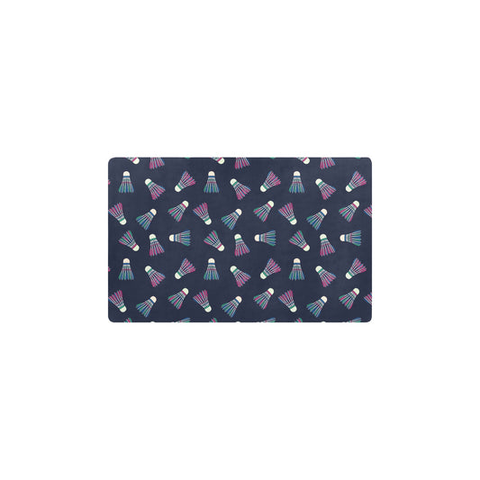 Badminton Ball Pattern Print Design 02 Kitchen Mat
