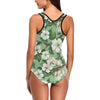 Apple blossom Pattern Print Design AB02 Women Swimsuit