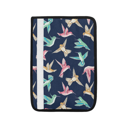 Hummingbird Cute Pattern Print Design 01 Car Seat Belt Cover