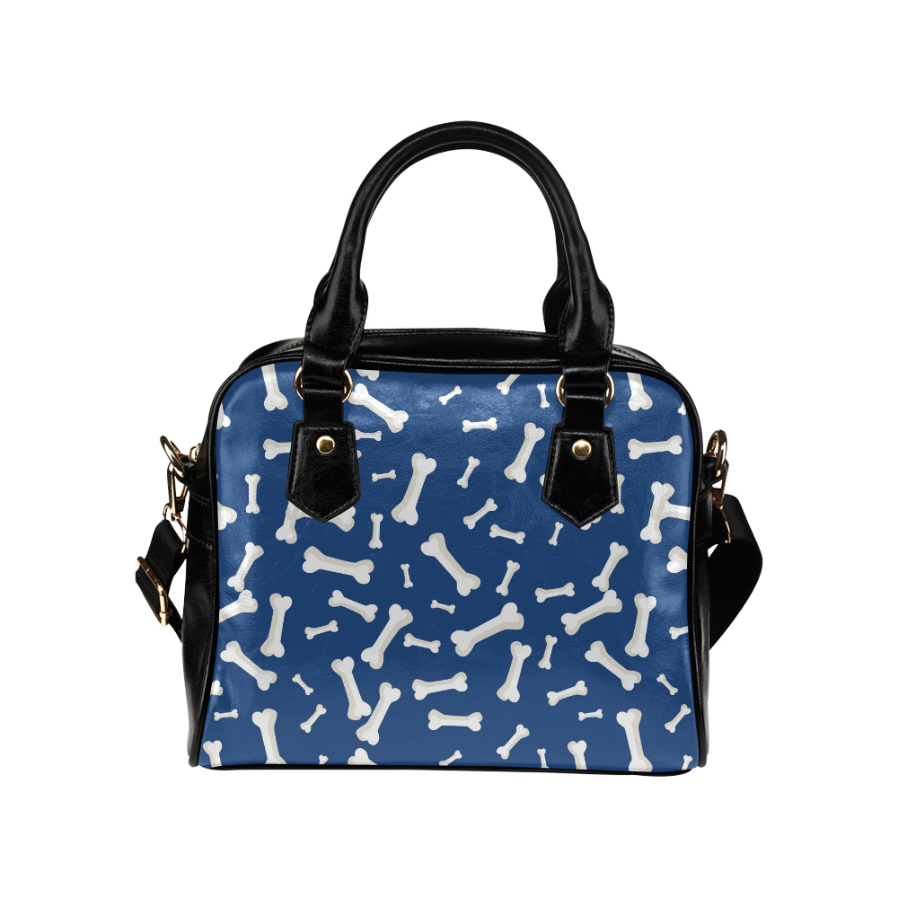 Dog Bone Pattern Print Design 03 Shoulder Handbag