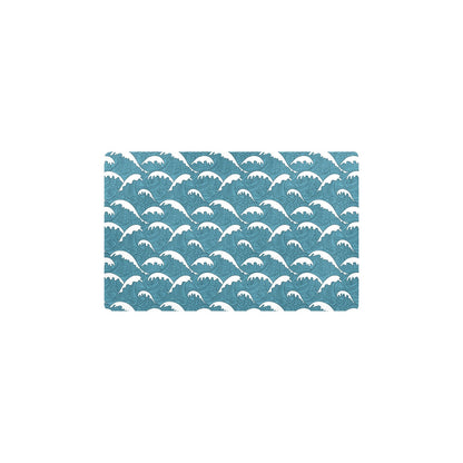 Surf Wave Tribal Design Kitchen Mat