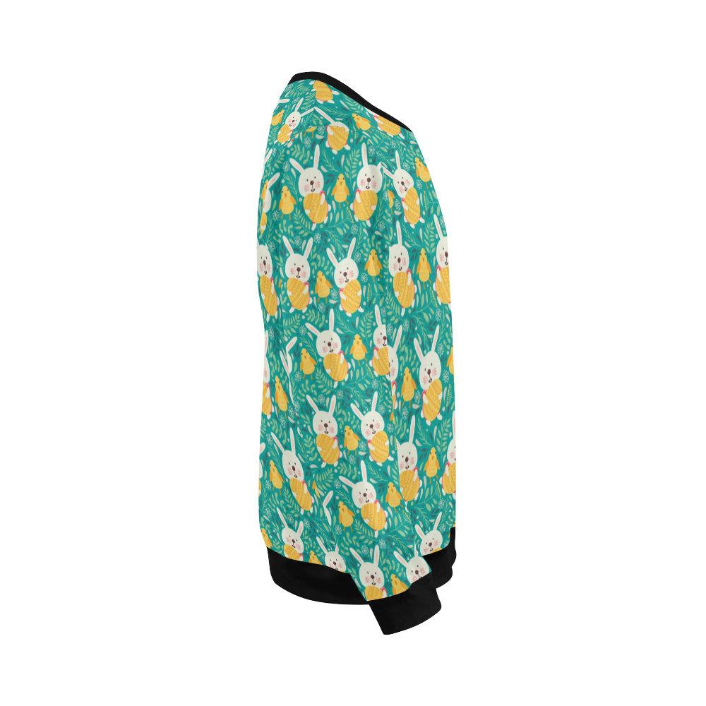 Easter Eggs Pattern Print Design RB02 Men Long Sleeve Sweatshirt