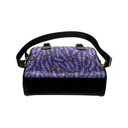Lavender Pattern Print Design 03 Shoulder Handbag