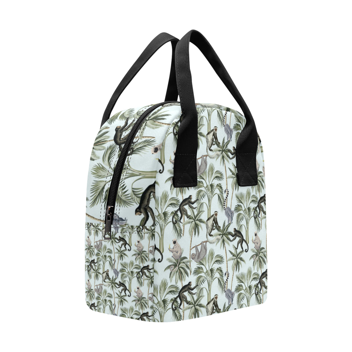 Rainforest Pattern Print Design RF04 Insulated Lunch Bag