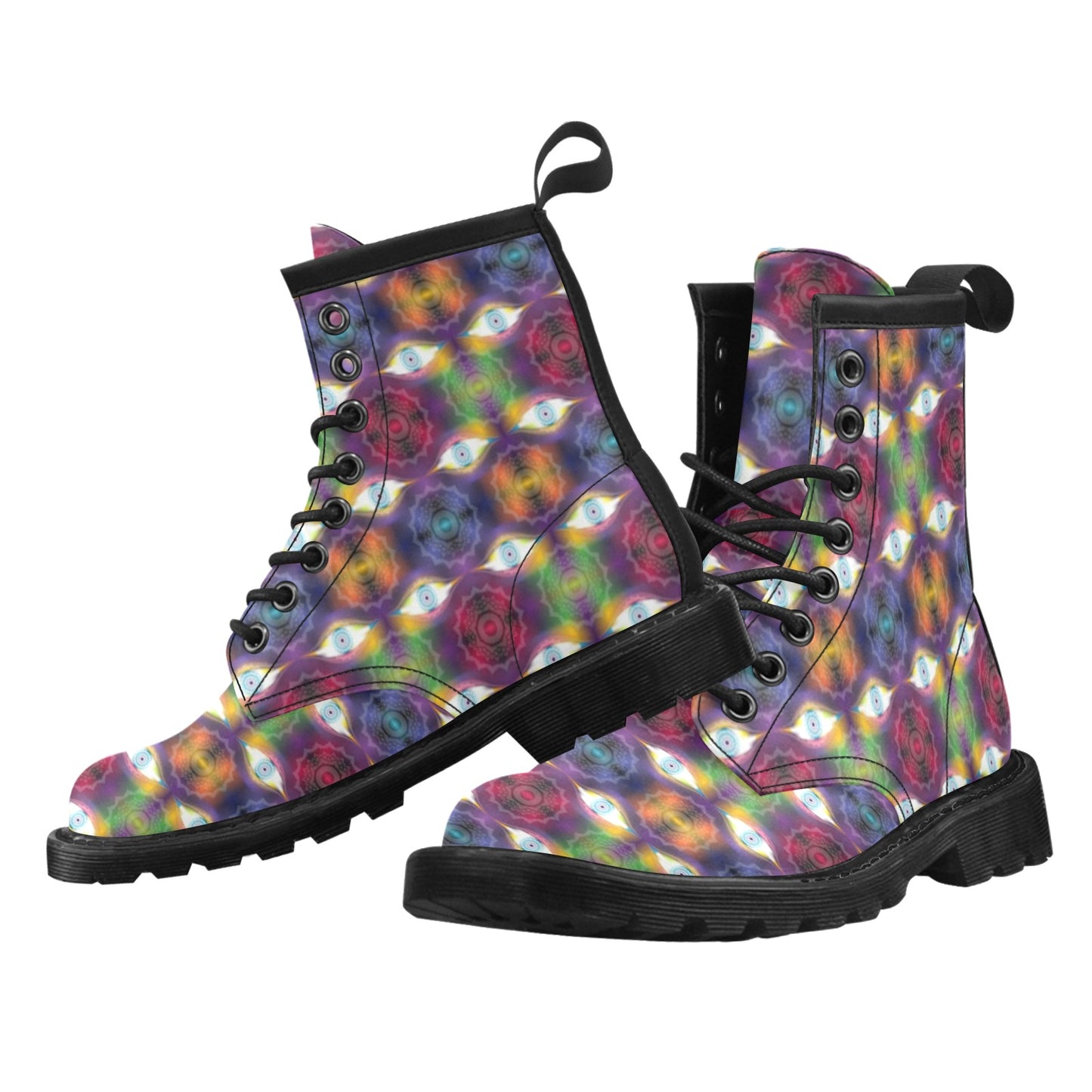 Chakra Eye Print Pattern Women's Boots