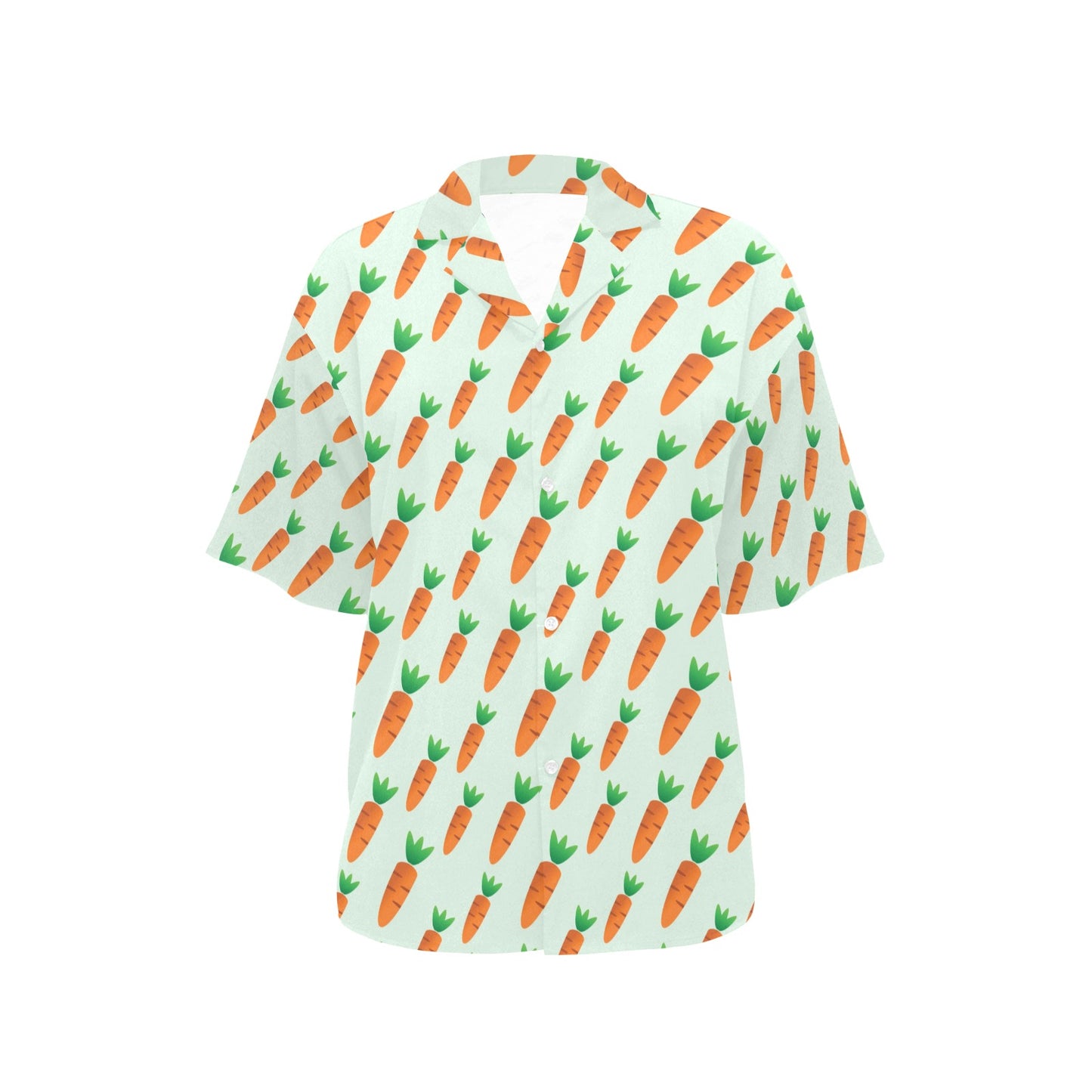 Carrot Pattern Print Design 05 Women's Hawaiian Shirt
