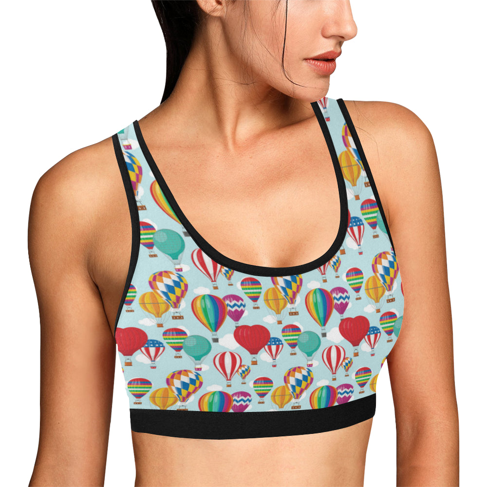 Ballon Pattern Print Design 07 Sports Bra
