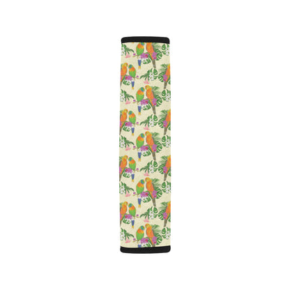 Conures Pattern Print Design 02 Car Seat Belt Cover