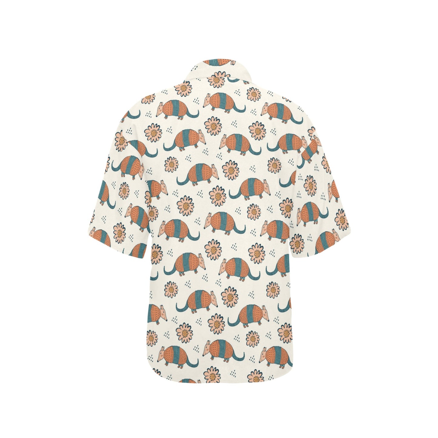 Armadillo Pattern Print Design 02 Women's Hawaiian Shirt