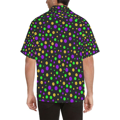 Mardi Gras Pattern Print Design 07 Men's Hawaiian Shirt