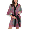 Boho Pattern Print Design 02 Women's Short Kimono