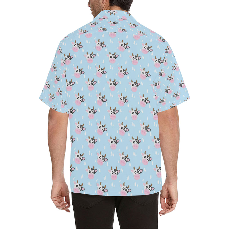 Cow Pattern Print Design 07 Men's Hawaiian Shirt