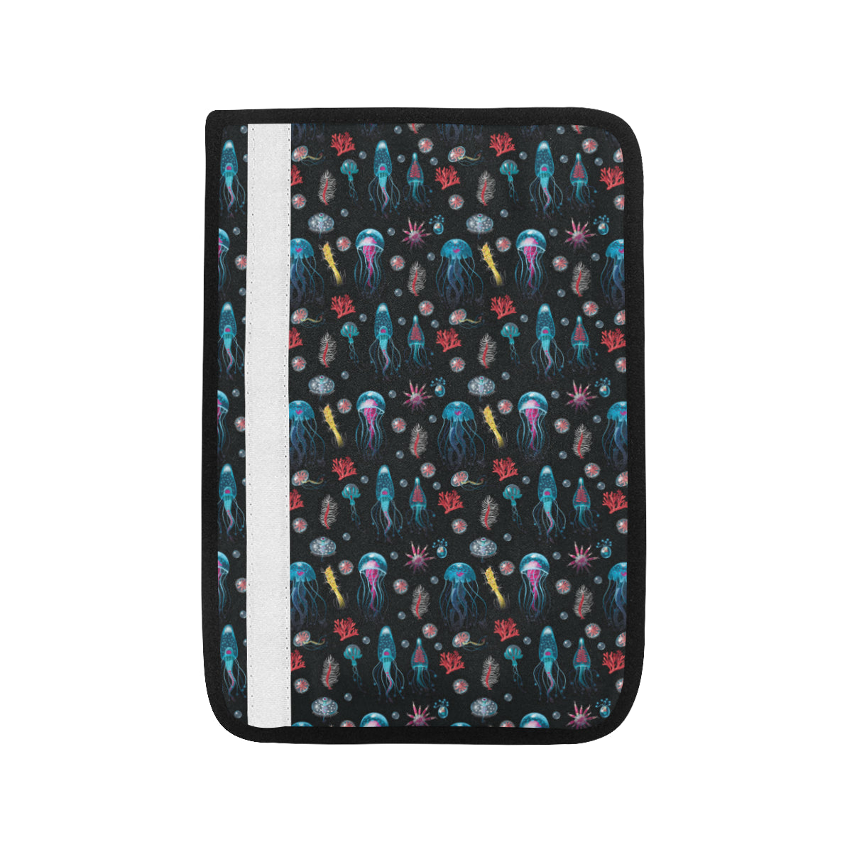 Jellyfish Underwater Print Car Seat Belt Cover