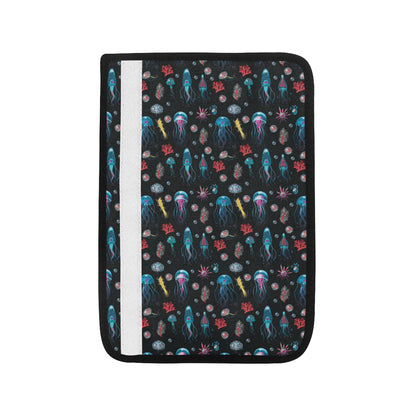 Jellyfish Underwater Print Car Seat Belt Cover