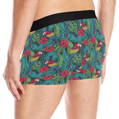 Parrot Pattern Print Design A05 Men's Boxer Briefs