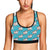 Cow Cute Print Pattern Sports Bra