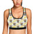 Tiki Smile Mask Print Pattern Sports Bra