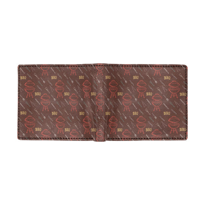 Barbecue Pattern Print Design 01 Men's ID Card Wallet
