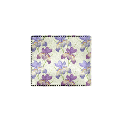 Iris Pattern Print Design IR08 Men's ID Card Wallet