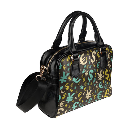 Money Pattern Print Design 01 Shoulder Handbag