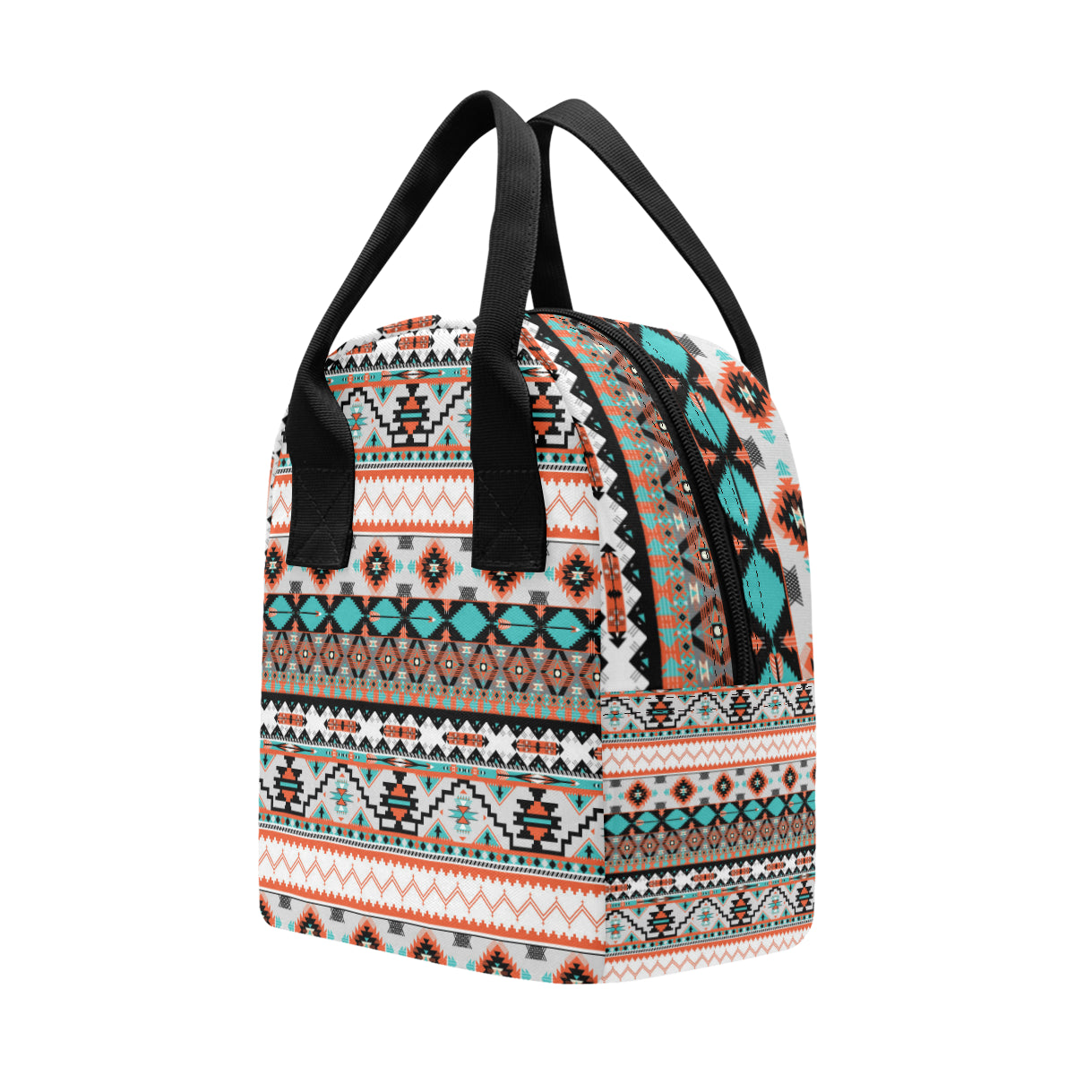 Tribal Aztec Indians pattern Insulated Lunch Bag