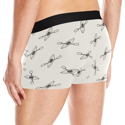 Kayak Pattern Print Design 01 Men's Boxer Briefs