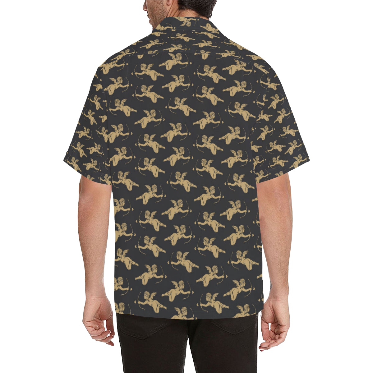 Cupid Pattern Print Design 02 Men's Hawaiian Shirt