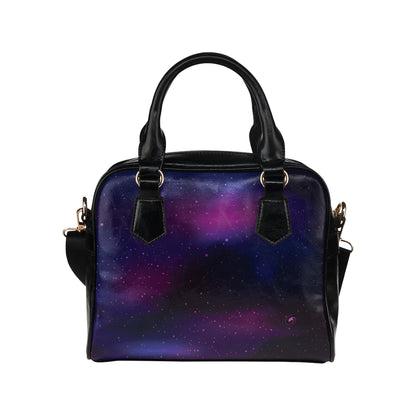 Night sky Pattern Print Design A04 Shoulder Handbag
