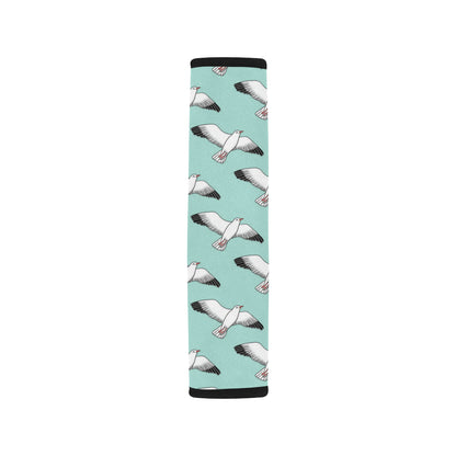 Pigeon Pattern Print Design 02 Car Seat Belt Cover