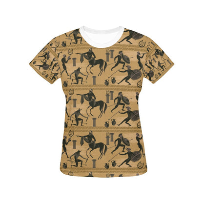 Ancient Greek Statue Print Design LKS304 Women's  T-shirt
