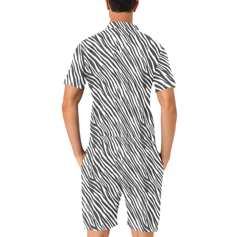 Zebra Classic Print Design LKS302 Men's Romper