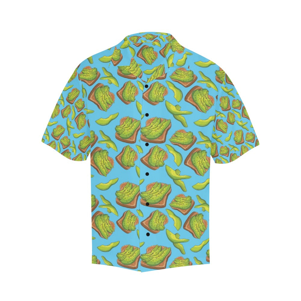 Sandwich Avocado Print Design LKS306 Men's Hawaiian Shirt