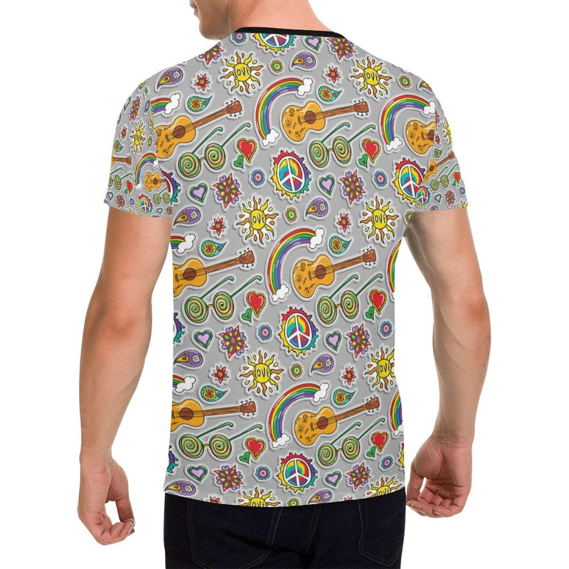 Hippie Print Design LKS306 Men's All Over Print T-shirt