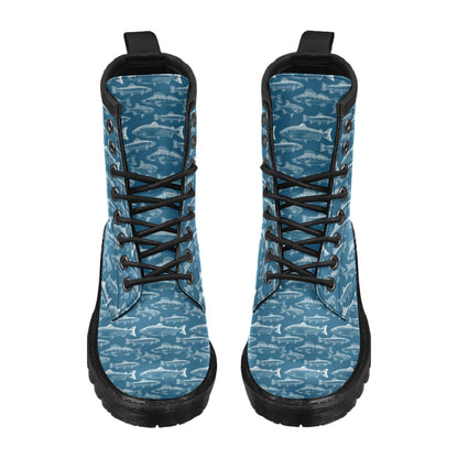 Salmon Fish Print Design LKS301 Women's Boots